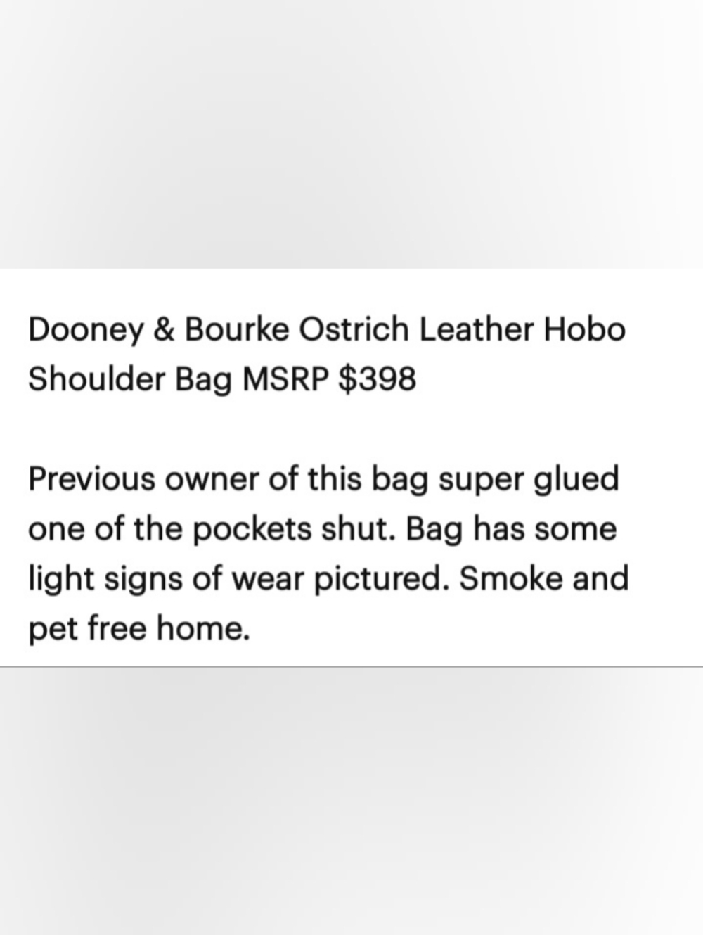 Dooney & Bourke Women's Saddle Brown Ostrich-Texture Leather Hobo Bag - Picture 6 of 10